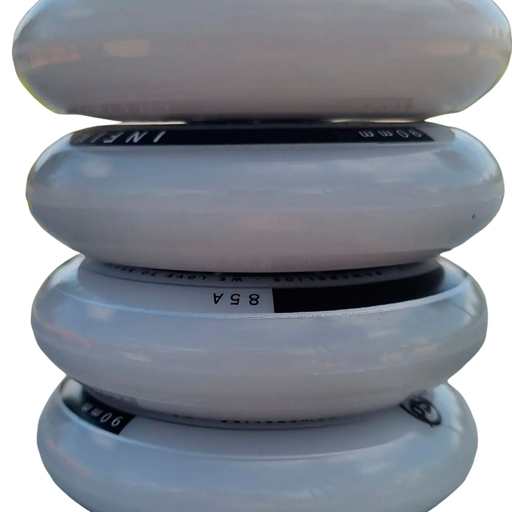 Ruedas infinity 90 + rodamientos wicked abec 9 - Imagen 2