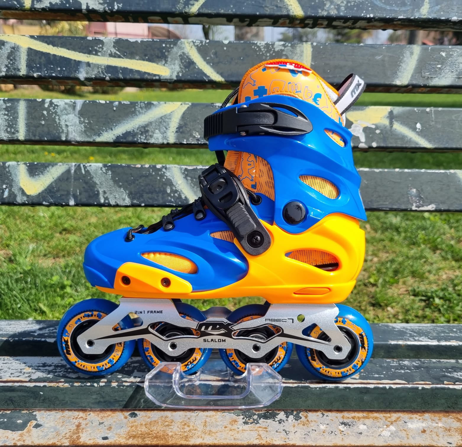 Patin de Niño o Niña MX KS400 blue orange 29 al 32