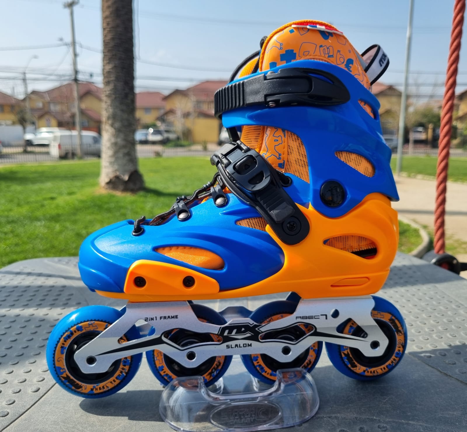 Patin de Niño o Niña MX KS400 blue orange 29 al 32 - Imagen 7