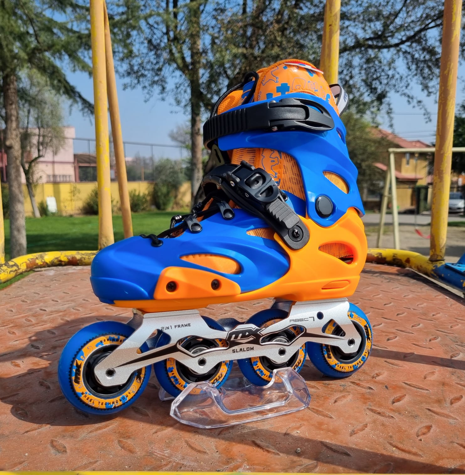 Patin de Niño o Niña MX KS400 blue orange 29 al 32 - Imagen 6