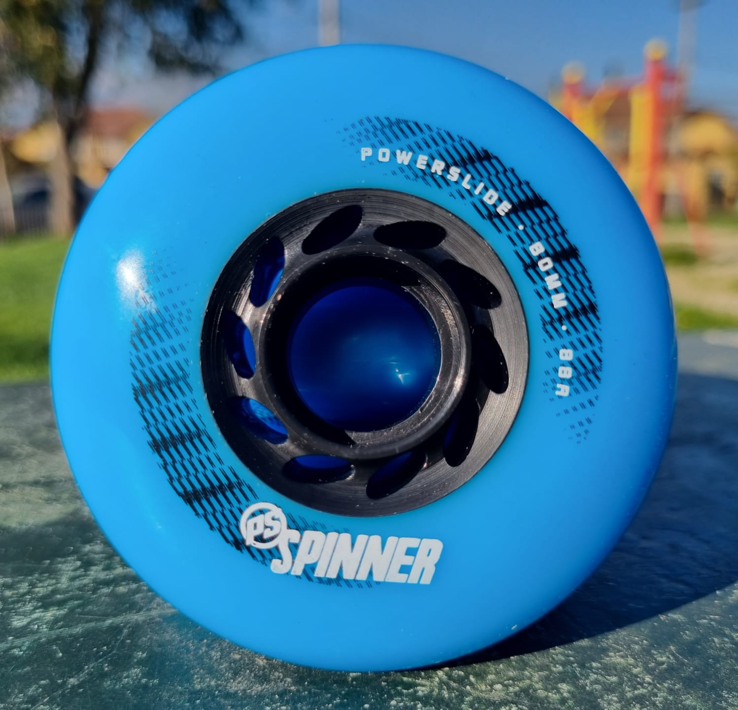 Ruedas spinner 80 mm dureza 88. Blue