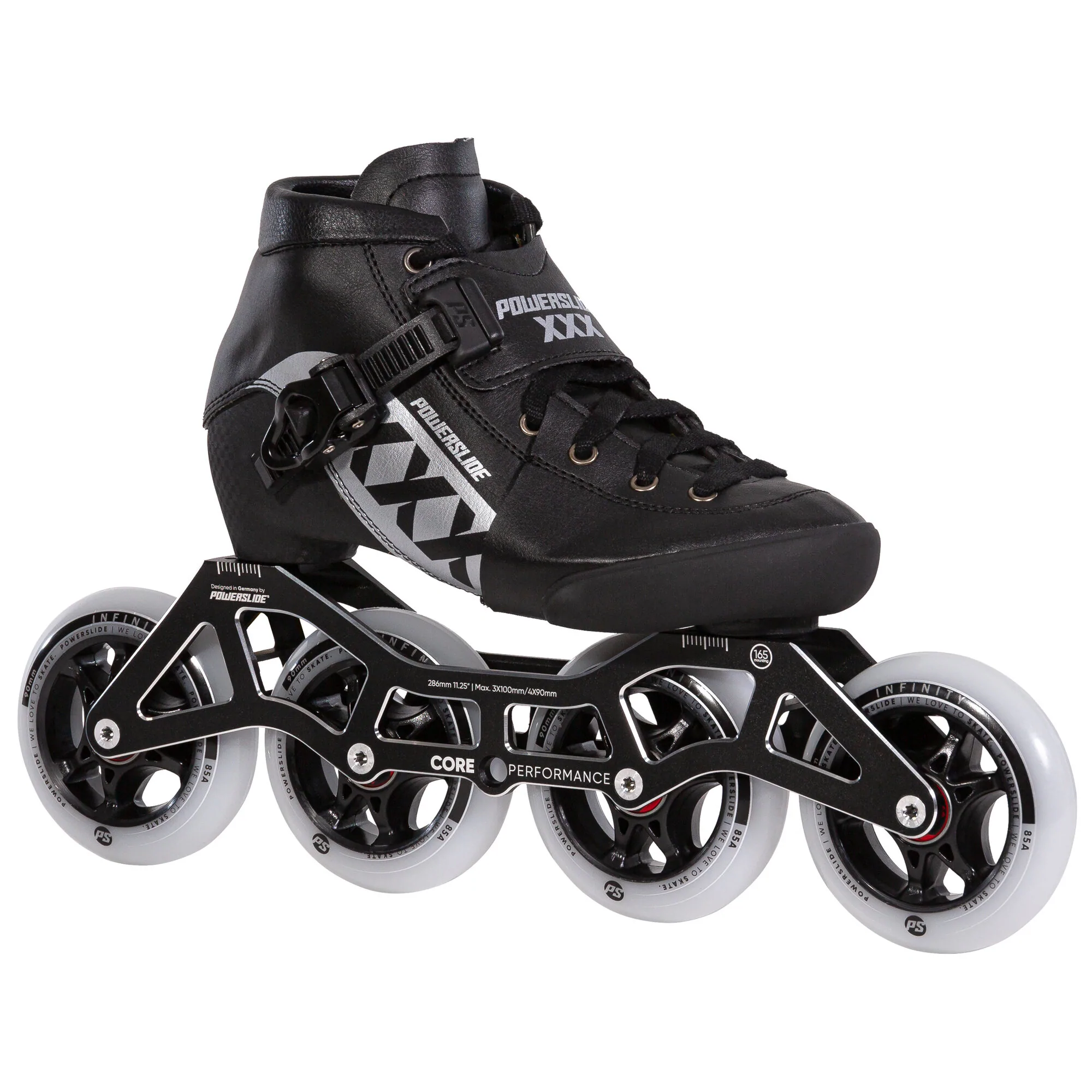 Patin carrera 3X Kids black Grey Powerslide